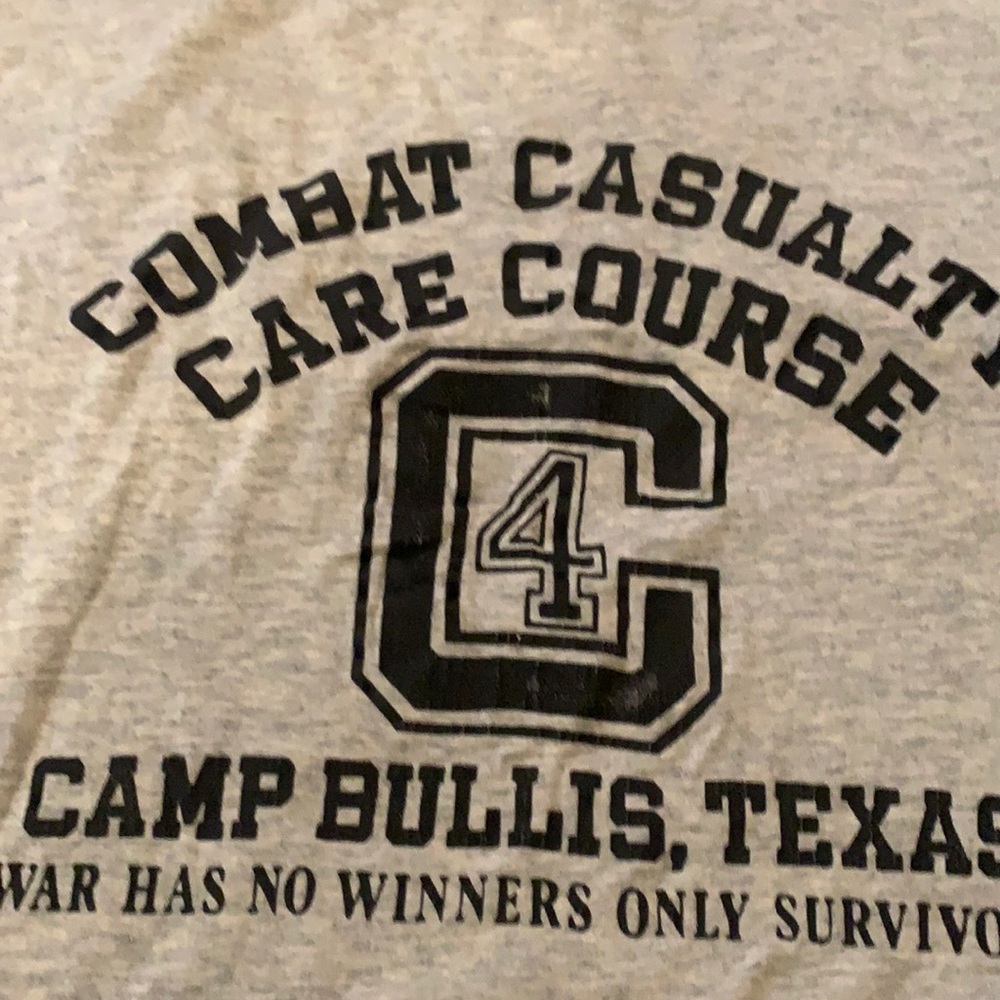 Army combat course t shirt